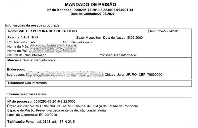 Acusado de roubo foi preso pela Polícia Militar em Rolim de Moura Acusado de roubo foi preso pela Polícia Militar em Rolim de Moura