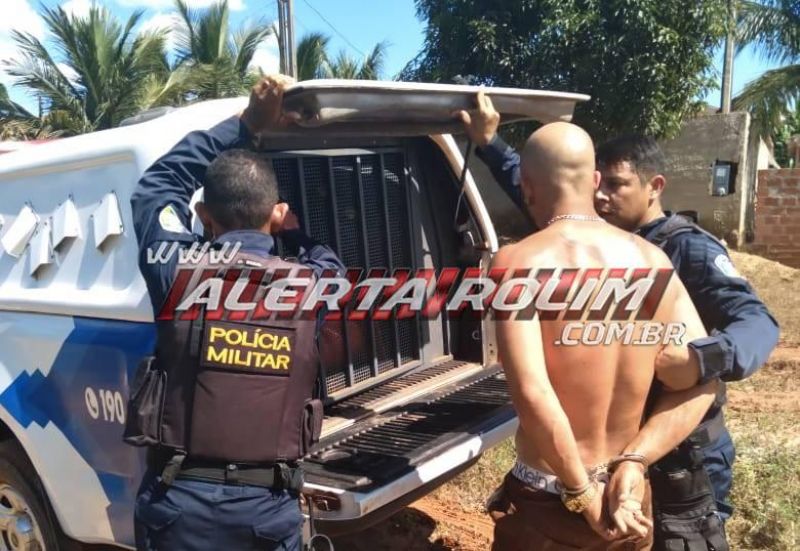 Foragido da justiça, acusado de crimes de roubo e tráfico de drogas foi recapturado pela PM em Rolim de Moura Foragido da justiça, acusado de crimes de roubo e tráfico de drogas foi recapturado pela PM em Rolim de Moura