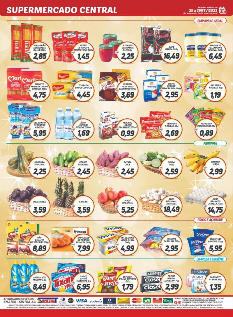 Promoção Supermercado Central, em Rolim de Moura Promoção Supermercado Central, em Rolim de Moura