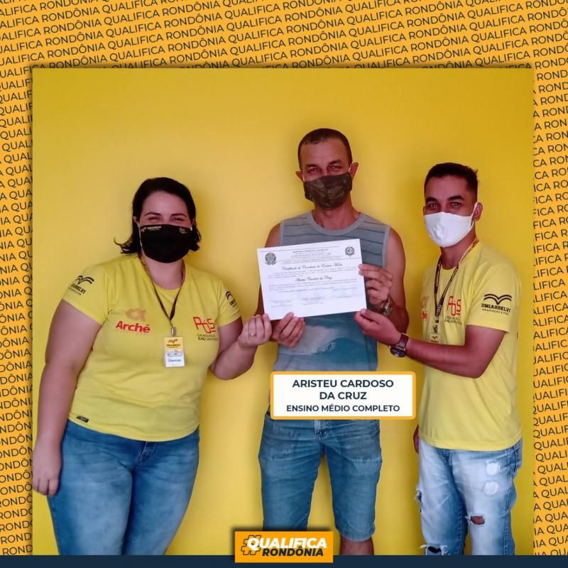 Já são mais de 100 alunos que finalizaram os estudos através do programa Qualifica Rondônia Já são mais de 100 alunos que finalizaram os estudos através do programa Qualifica Rondônia