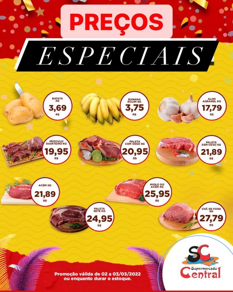 Promoção Supermercado Central, em Rolim de Moura Promoção Supermercado Central, em Rolim de Moura