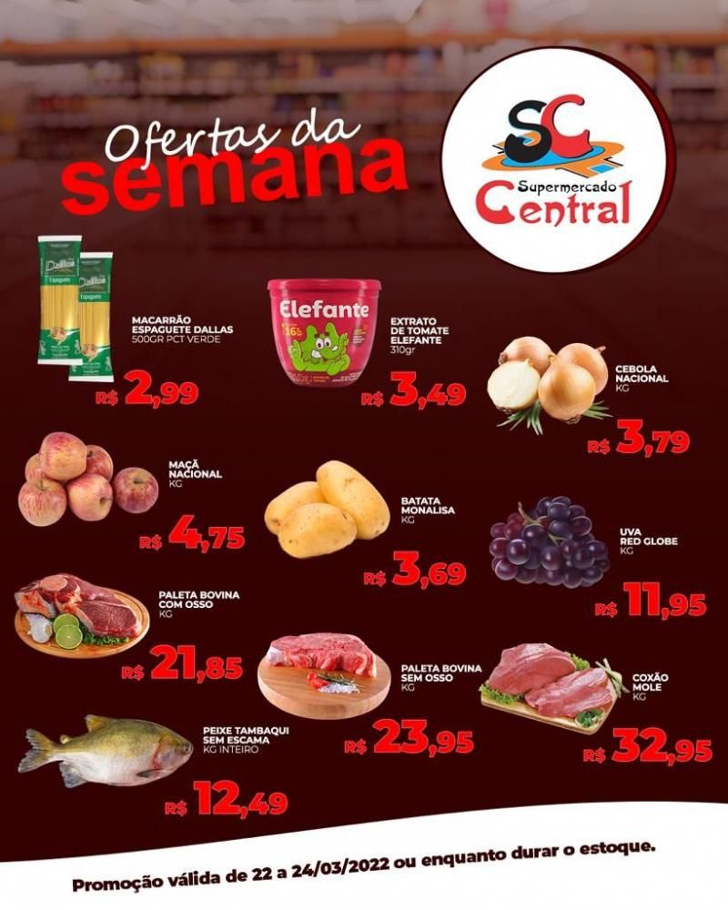 Promoção Supermercado Central, em Rolim de Moura Promoção Supermercado Central, em Rolim de Moura