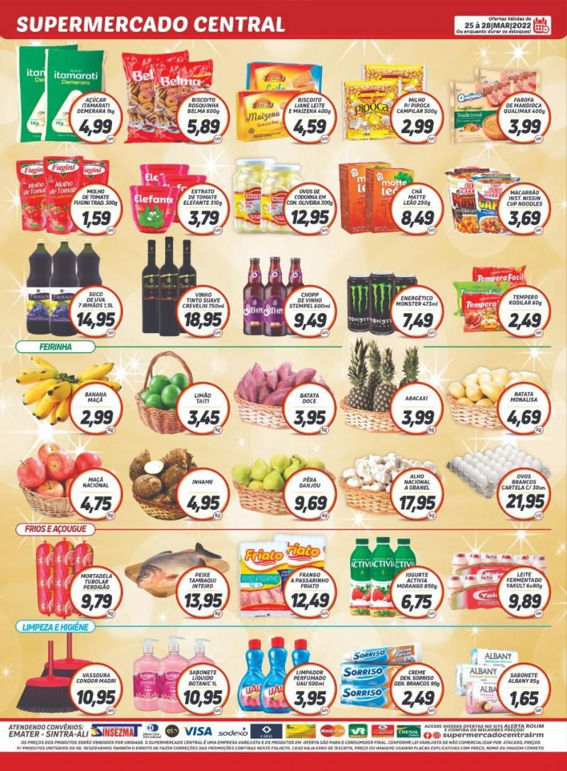 Promoção Supermercado Central, em Rolim de Moura Promoção Supermercado Central, em Rolim de Moura