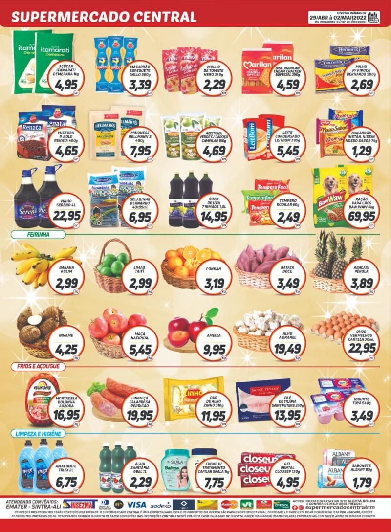 Promoção Supermercado Central, em Rolim de Moura Promoção Supermercado Central, em Rolim de Moura