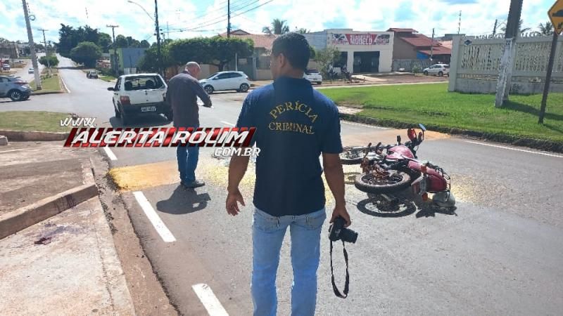 Colisão traseira deixou motociclista ferido nesta manhã em Rolim de Moura Colisão traseira deixou motociclista ferido nesta manhã em Rolim de Moura