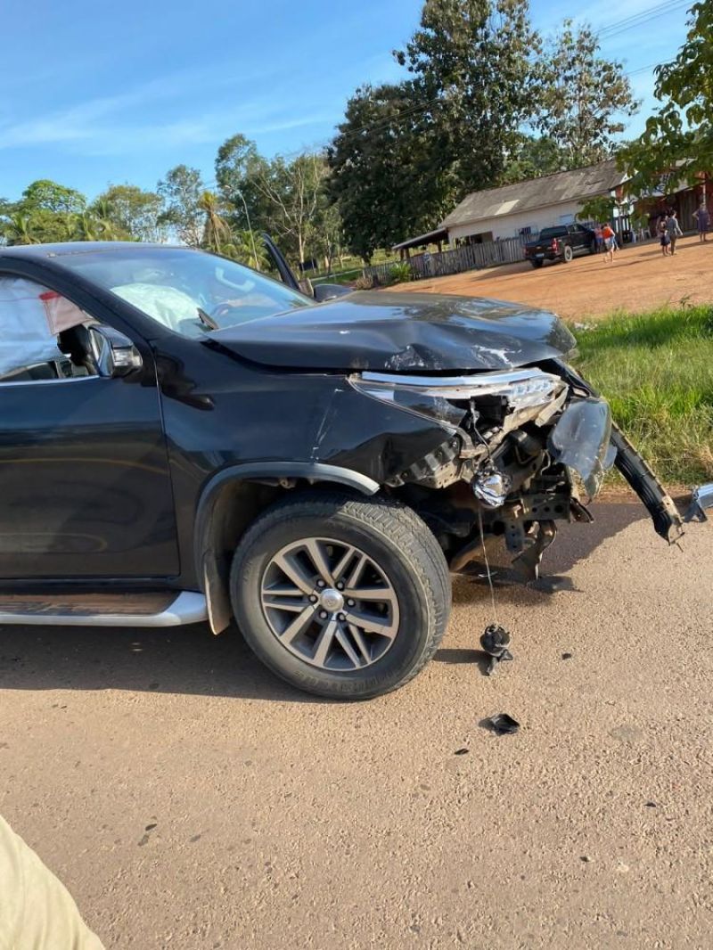 Idoso morre em grave acidente no trevo da BR 364, em RO Idoso morre em grave acidente no trevo da BR 364, em RO