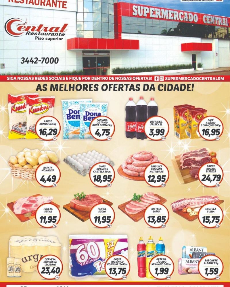 Promoção Supermercado Central, em Rolim de Moura