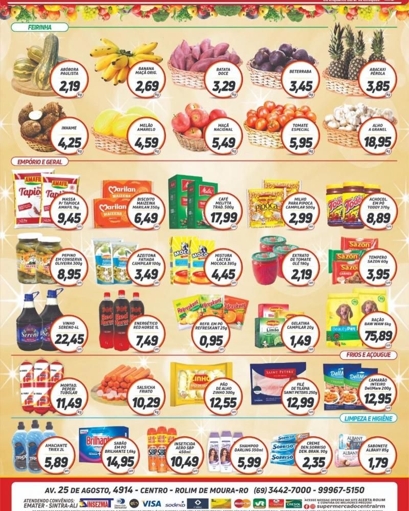 Promoção Supermercado Central em Rolim de Moura Promoção Supermercado Central em Rolim de Moura
