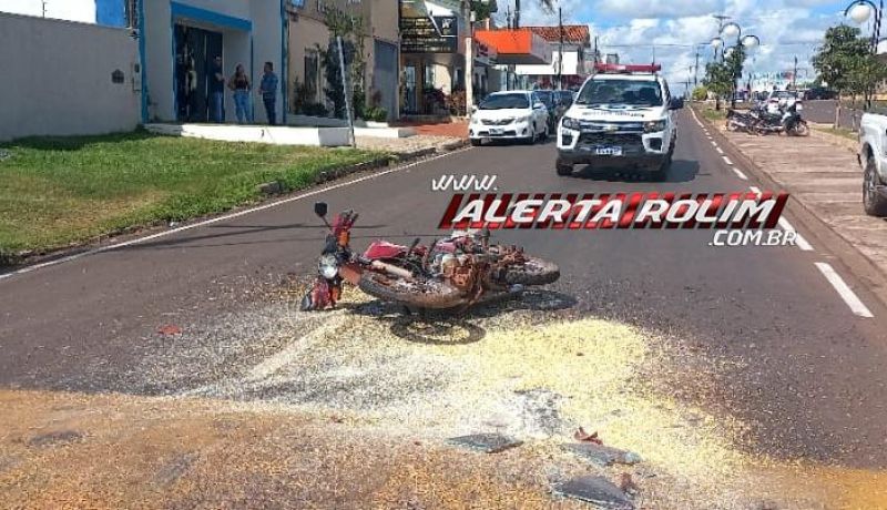 Colisão traseira deixou motociclista ferido nesta manhã em Rolim de Moura Colisão traseira deixou motociclista ferido nesta manhã em Rolim de Moura