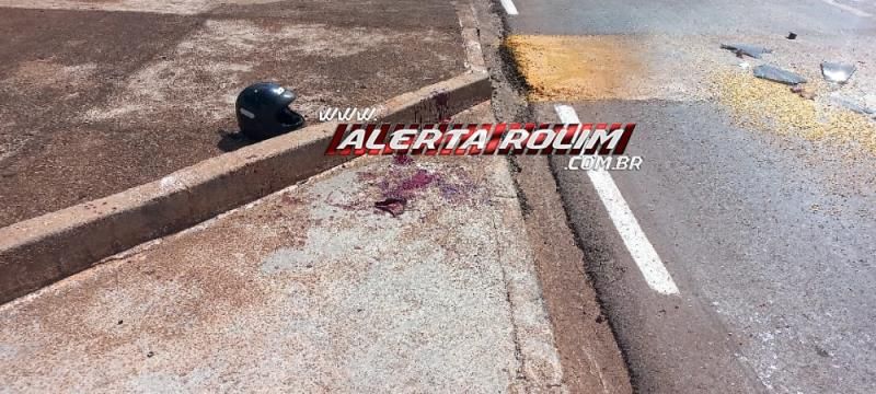 Colisão traseira deixou motociclista ferido nesta manhã em Rolim de Moura Colisão traseira deixou motociclista ferido nesta manhã em Rolim de Moura