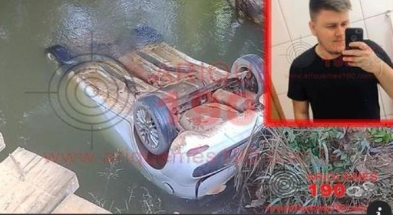 Acadêmico de direito morreu após carro cair em rio nesta manhã em RO