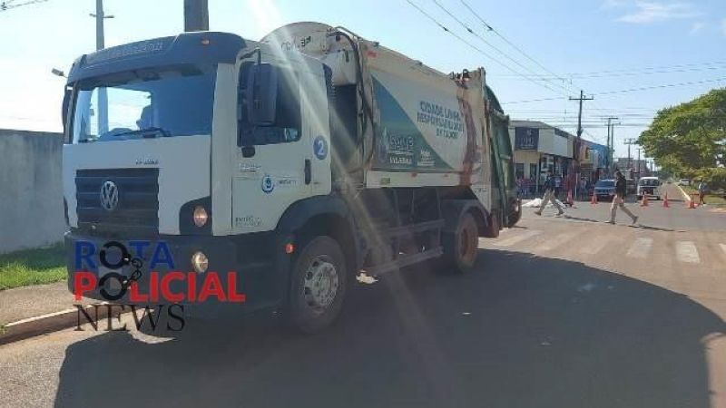 Ciclista morreu ao ser atropelado por caminhão de lixo em Vilhena Ciclista morreu ao ser atropelado por caminhão de lixo em Vilhena