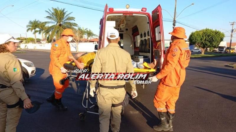 Condutor de carro colidiu em ciclista idoso e fugiu do local sem prestar socorro à vítima em Rolim de Moura