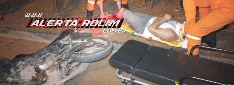 Grave acidente foi registrado na Rua Afonso Pena nesta noite em Rolim de Moura Grave acidente foi registrado na Rua Afonso Pena nesta noite em Rolim de Moura