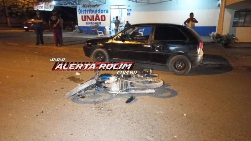 Motociclista embriagado se envolveu em acidente de trânsito na noite de ontem em Rolim de Moura Motociclista embriagado se envolveu em acidente de trânsito na noite de ontem em Rolim de Moura