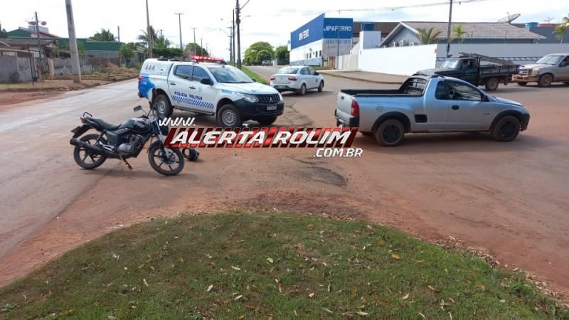 PM registrou acidente de trânsito nesta tarde em Rolim de Moura PM registrou acidente de trânsito nesta tarde em Rolim de Moura