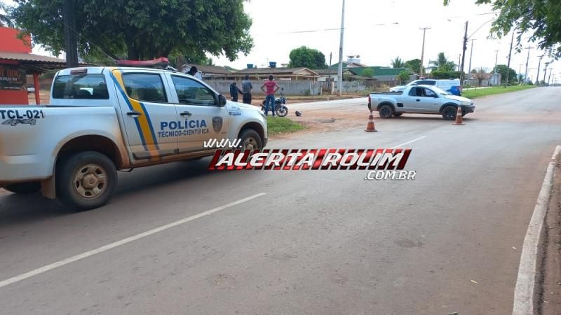 PM registrou acidente de trânsito nesta tarde em Rolim de Moura PM registrou acidente de trânsito nesta tarde em Rolim de Moura