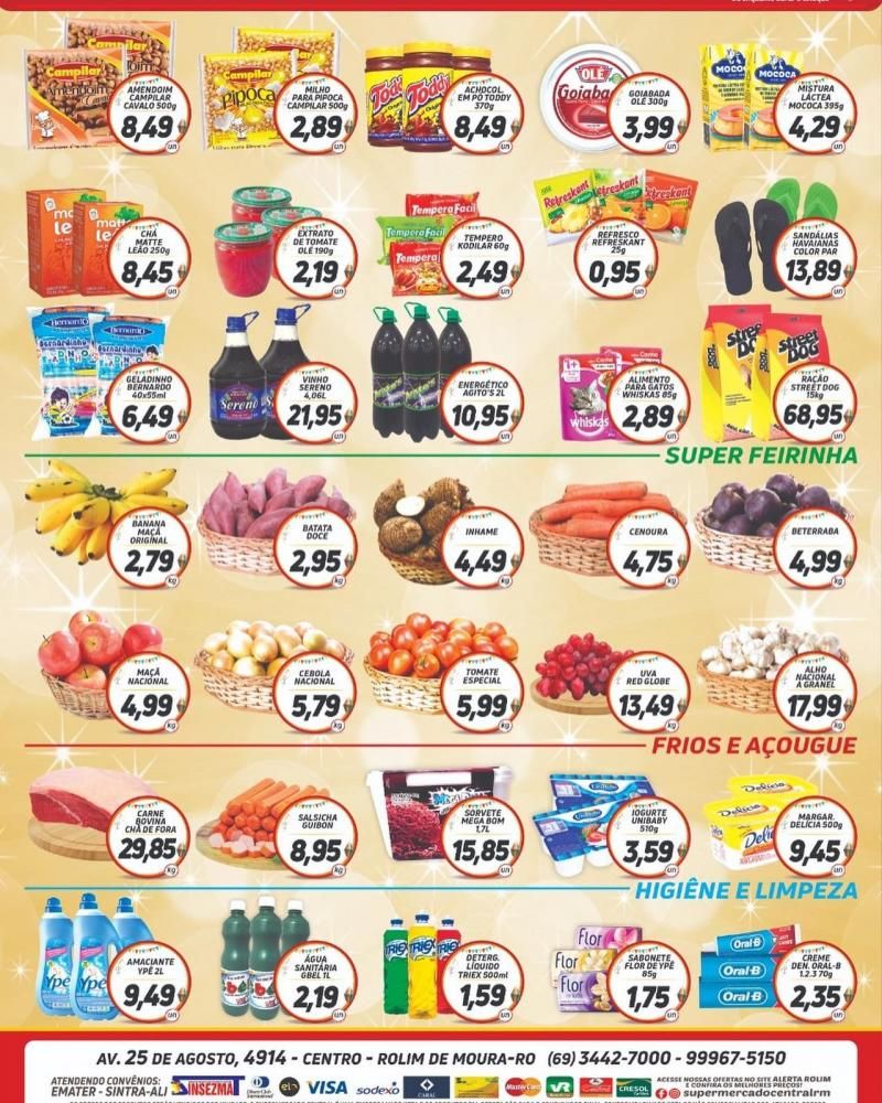 Promoção Supermercado Central, em Rolim de Moura Promoção Supermercado Central, em Rolim de Moura