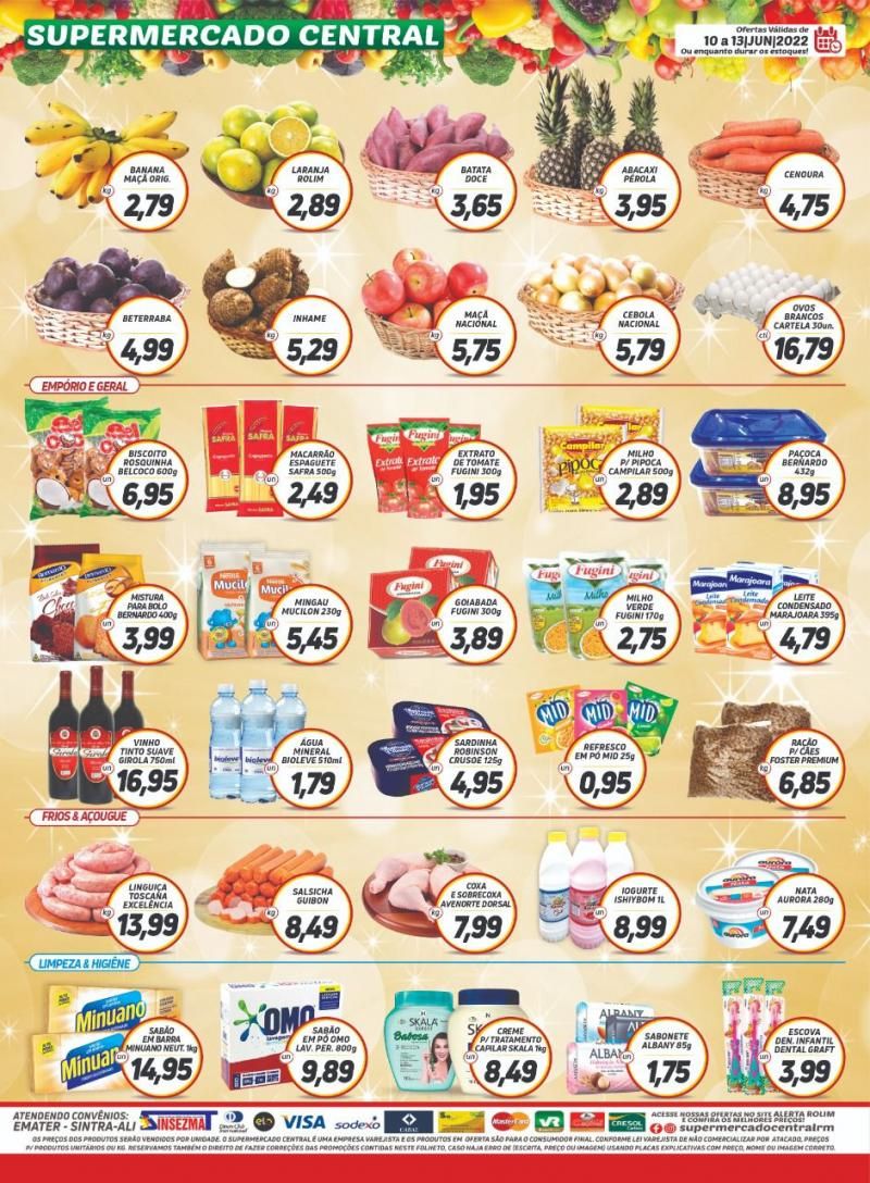 Promoção Supermercado Central, em Rolim de Moura Promoção Supermercado Central, em Rolim de Moura