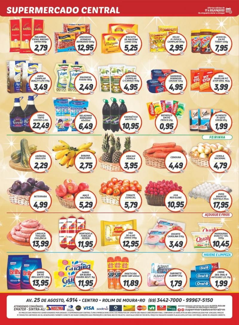Promoção Supermercado Central, em Rolim de Moura Promoção Supermercado Central, em Rolim de Moura