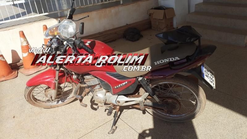 Utilizando moto furtada em Rolim de Moura, ladrões roubam Bros na linha 176, caem durante a fuga e se escondem em mata Utilizando moto furtada em Rolim de Moura, ladrões roubam Bros na linha 176, caem durante a fuga e se escondem em mata