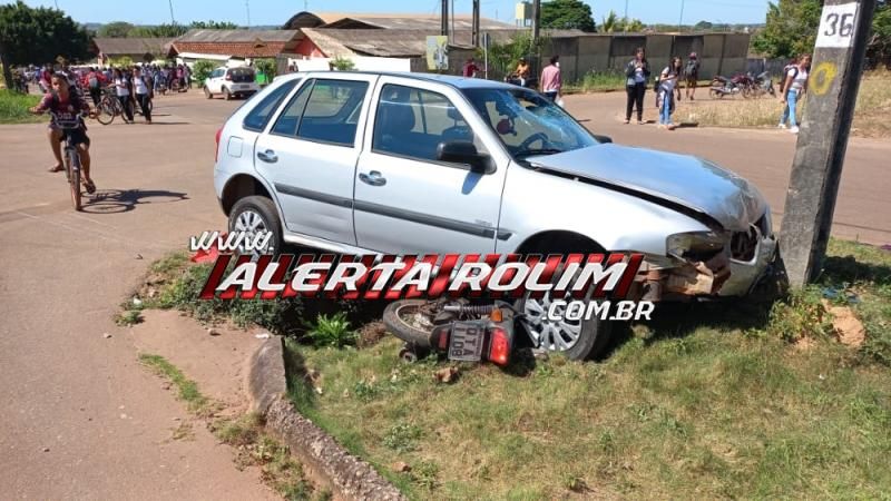Mais um grave acidente de trânsito foi registrado nesta manhã em Rolim de Moura Mais um grave acidente de trânsito foi registrado nesta manhã em Rolim de Moura