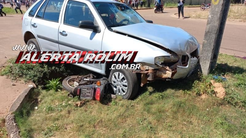 Mais um grave acidente de trânsito foi registrado nesta manhã em Rolim de Moura Mais um grave acidente de trânsito foi registrado nesta manhã em Rolim de Moura