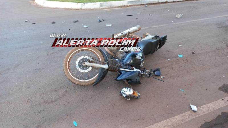 Acidente de trânsito foi registrado nesta manhã no Centro de Rolim de Moura Acidente de trânsito foi registrado nesta manhã no Centro de Rolim de Moura