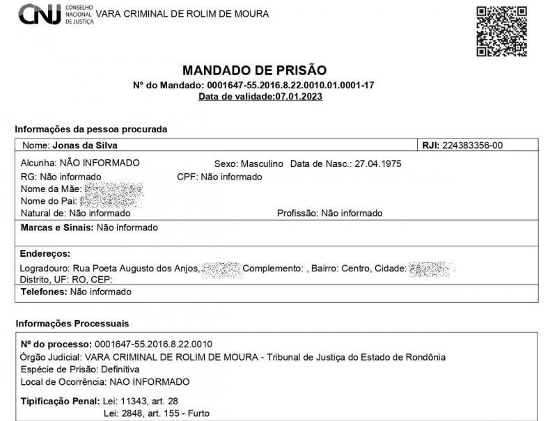 Acusado de furto foi preso pela Polícia Militar em Rolim de Moura Acusado de furto foi preso pela Polícia Militar em Rolim de Moura