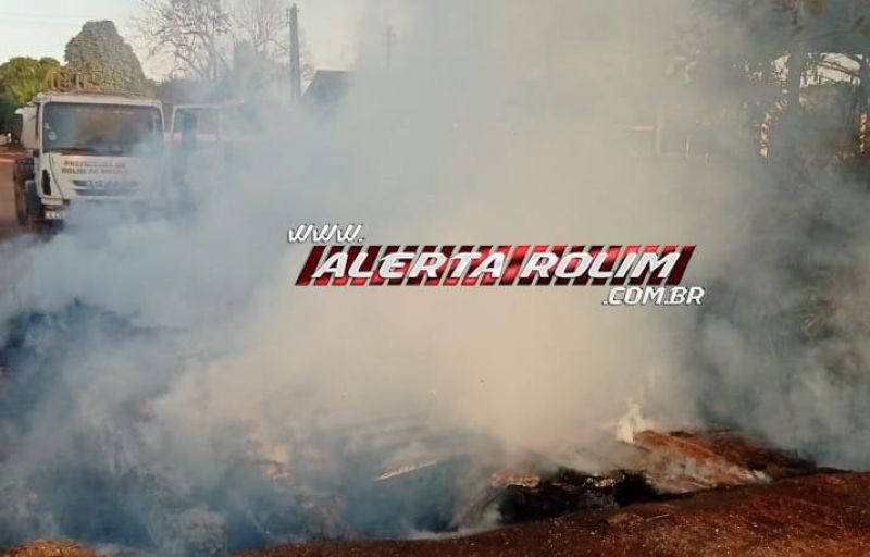 Em menos de uma semana, mais uma ponte foi incendiada em Rolim de Moura Em menos de uma semana, mais uma ponte foi incendiada em Rolim de Moura