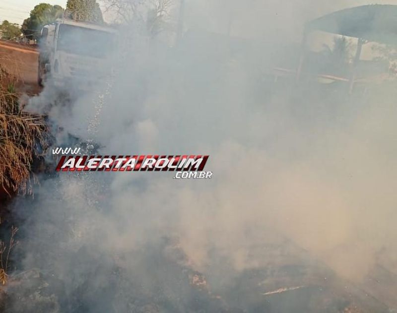 Em menos de uma semana, mais uma ponte foi incendiada em Rolim de Moura Em menos de uma semana, mais uma ponte foi incendiada em Rolim de Moura