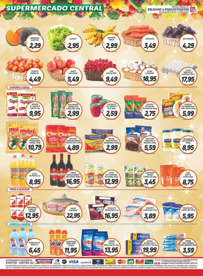 Promoção Supermercado Central de Rolim de Moura Promoção Supermercado Central de Rolim de Moura