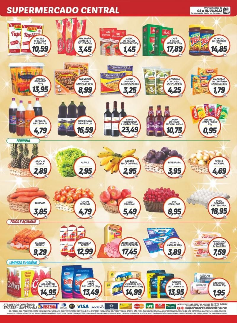 Promoção Supermercado Central em Rolim de Moura Promoção Supermercado Central em Rolim de Moura