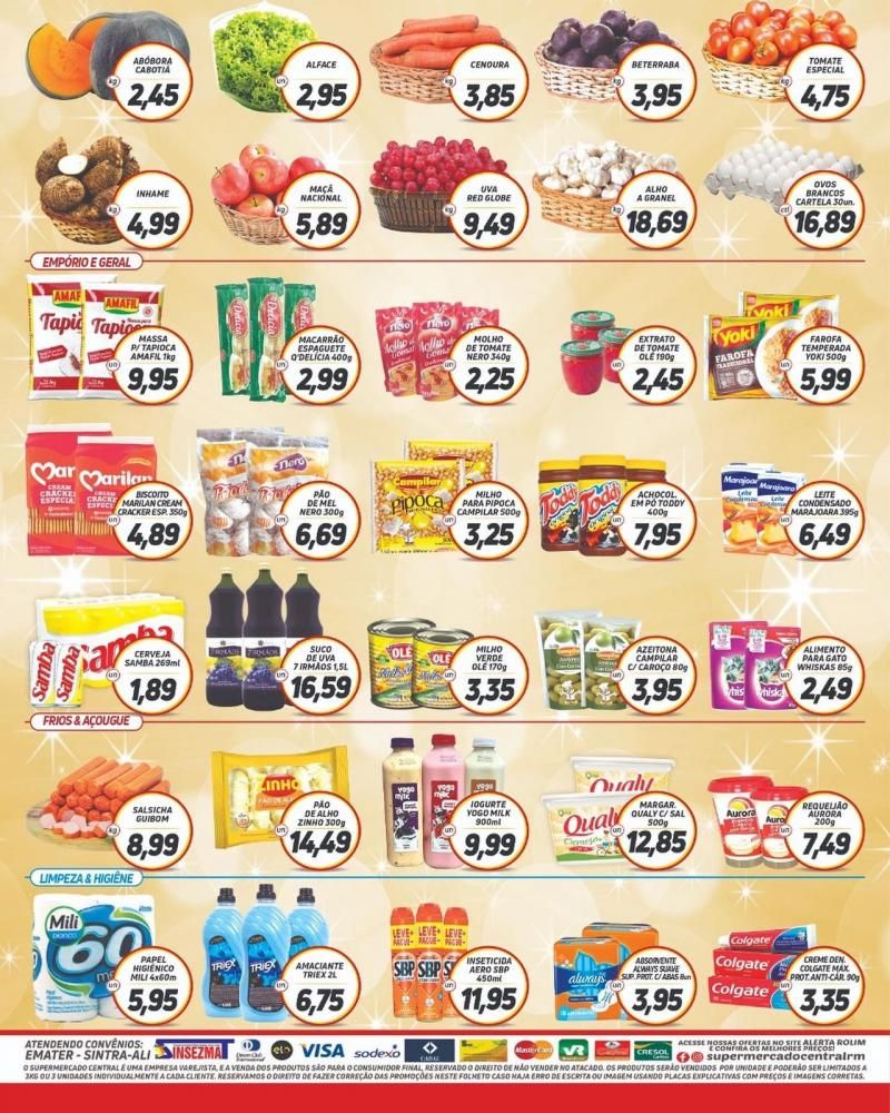 Promoção Supermercado Central, em Rolim de Moura Promoção Supermercado Central, em Rolim de Moura