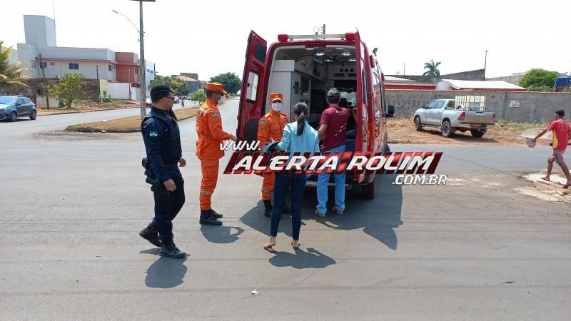 Segundo acidente de trânsito do dia em Rolim de Moura envolveu duas motos Segundo acidente de trânsito do dia em Rolim de Moura envolveu duas motos