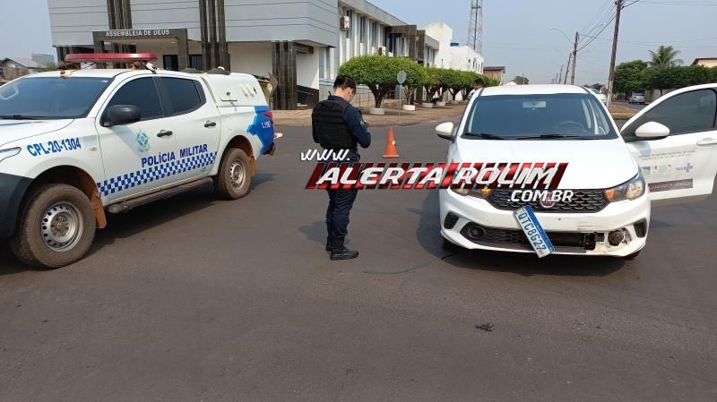 Acidente nesta manhã em Rolim de Moura envolveu moto e veículo da SEMUSA de Alto Alegre dos Parecis Acidente nesta manhã em Rolim de Moura envolveu moto e veículo da SEMUSA de Alto Alegre dos Parecis