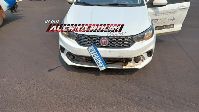 Acidente nesta manhã em Rolim de Moura envolveu moto e veículo da SEMUSA de Alto Alegre dos Parecis Acidente nesta manhã em Rolim de Moura envolveu moto e veículo da SEMUSA de Alto Alegre dos Parecis