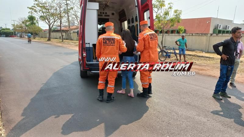 Acidente nesta manhã em Rolim de Moura envolveu moto e veículo da SEMUSA de Alto Alegre dos Parecis Acidente nesta manhã em Rolim de Moura envolveu moto e veículo da SEMUSA de Alto Alegre dos Parecis