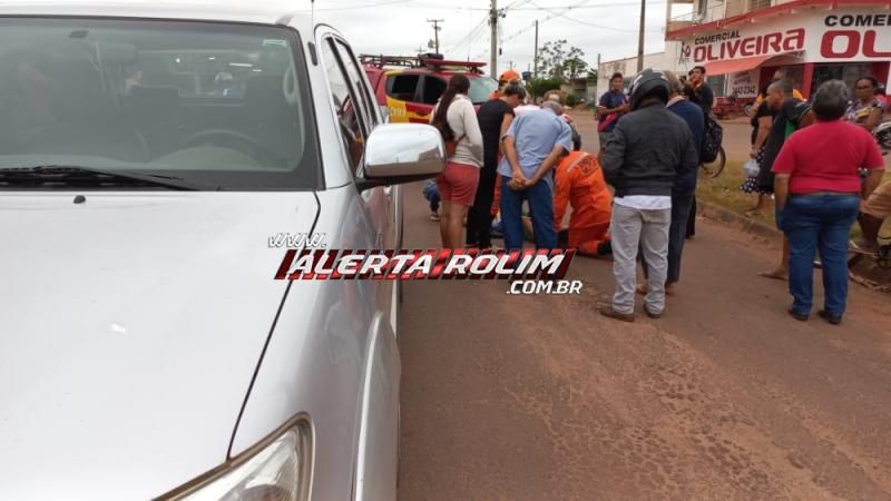 Criança foi atingida por caminhonete enquanto andava de bicicleta pelo bairro Beira Rio em Rolim de Moura Criança foi atingida por caminhonete enquanto andava de bicicleta pelo bairro Beira Rio em Rolim de Moura