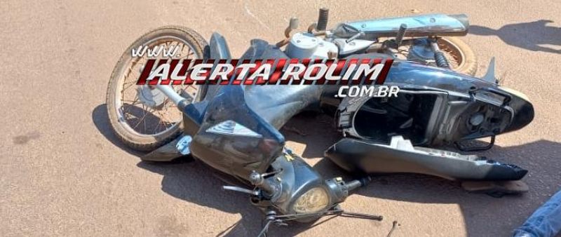 Avô e neta ficaram feridos após sofrerem queda de moto nesta manhã em Rolim de Moura; Condutor fraturou a perna Avô e neta ficaram feridos após sofrerem queda de moto nesta manhã em Rolim de Moura; Condutor fraturou a perna