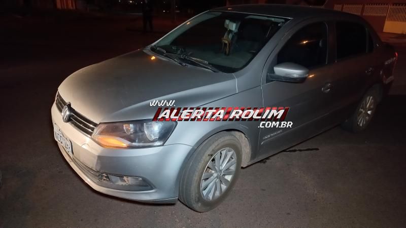 Gestante e criança foram socorridas após colisão entre carro e moto em Rolim de Moura Gestante e criança foram socorridas após colisão entre carro e moto em Rolim de Moura