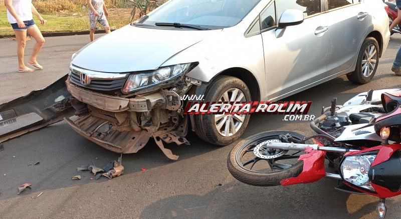 Grave acidente de trânsito foi registrado nesta tarde em Rolim de Moura Grave acidente de trânsito foi registrado nesta tarde em Rolim de Moura