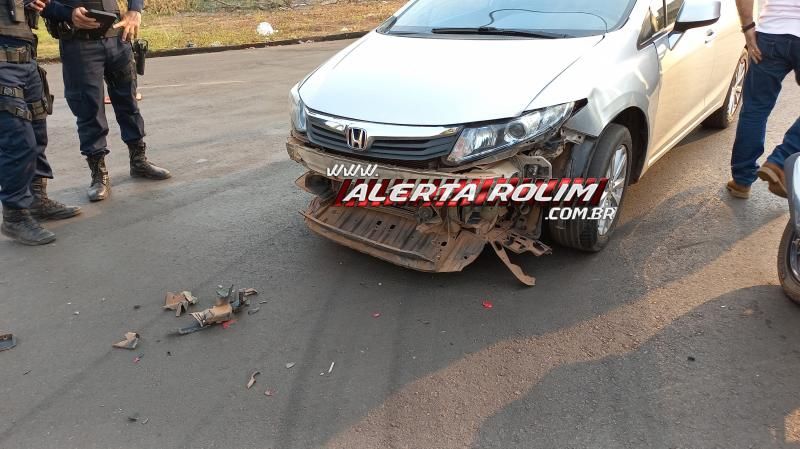 Grave acidente de trânsito foi registrado nesta tarde em Rolim de Moura Grave acidente de trânsito foi registrado nesta tarde em Rolim de Moura