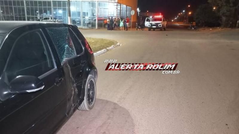 Motociclista que trabalha como delivery sofreu acidente ao ser atingido por carro no bairro Centenário em Rolim de Moura Motociclista que trabalha como delivery sofreu acidente ao ser atingido por carro no bairro Centenário em Rolim de Moura