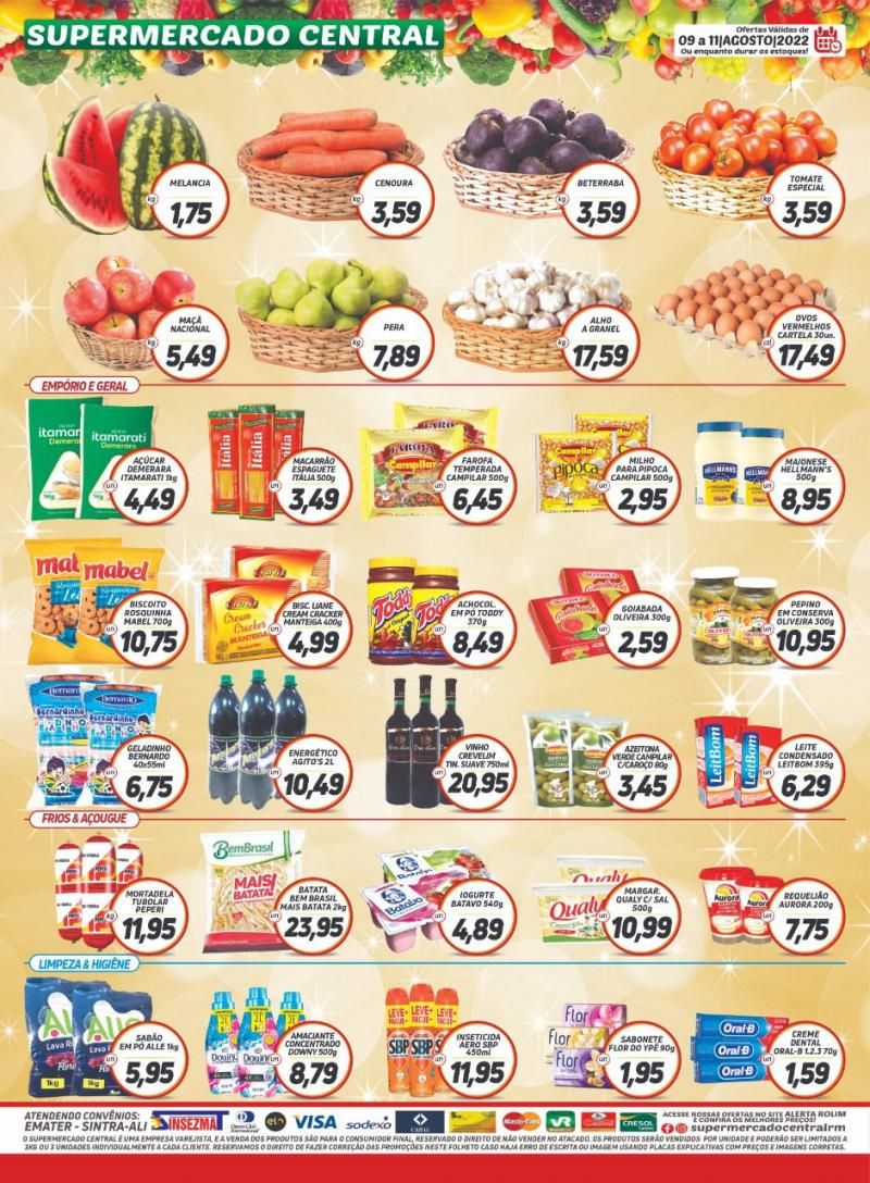 Ofertas Supermercado Central de Rolim de Moura Ofertas Supermercado Central de Rolim de Moura