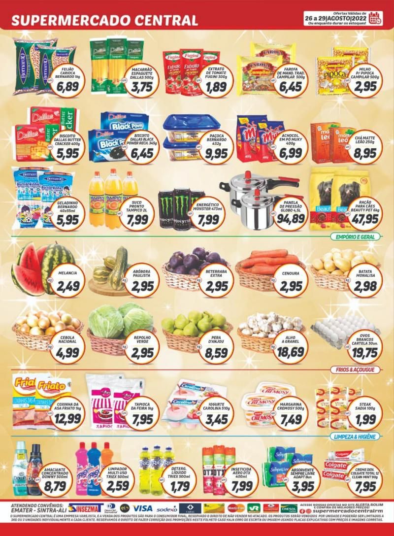 Ofertas Supermercado Central de Rolim de Moura Ofertas Supermercado Central de Rolim de Moura