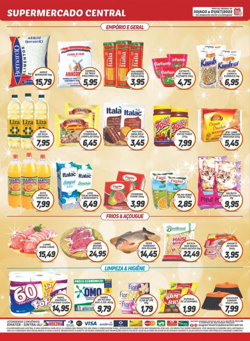 Ofertas Supermercado Central de Rolim de Moura Ofertas Supermercado Central de Rolim de Moura