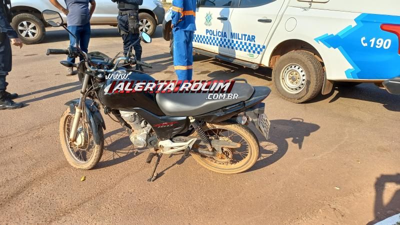 PM registrou acidente de transito envolvendo moto e caminhonete nesta manhã em Rolim de Moura PM registrou acidente de transito envolvendo moto e caminhonete nesta manhã em Rolim de Moura