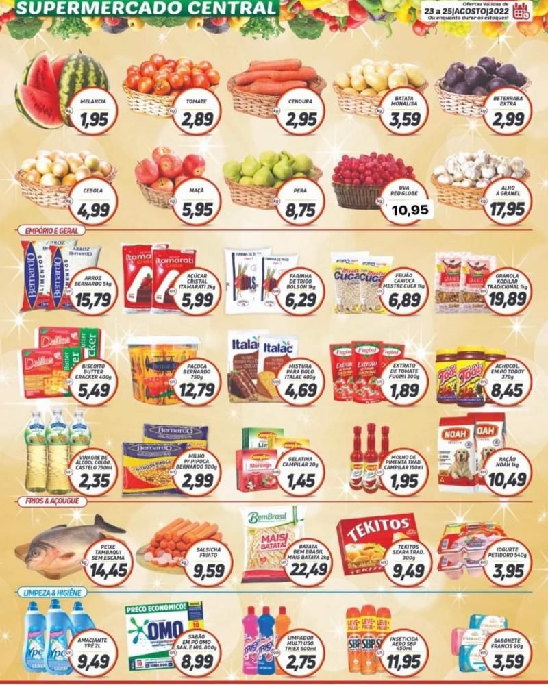 Promoção Supermercado Central, em Rolim de Moura Promoção Supermercado Central, em Rolim de Moura