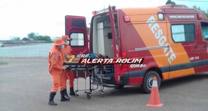 Segundo acidente do dia resultou em uma pessoa ferida em Rolim de Moura Segundo acidente do dia resultou em uma pessoa ferida em Rolim de Moura